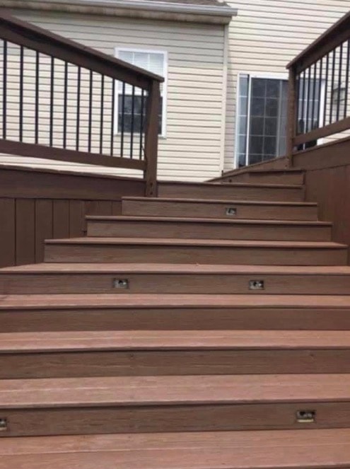Deck Stairs & Step Lighting — Chester County, PA
